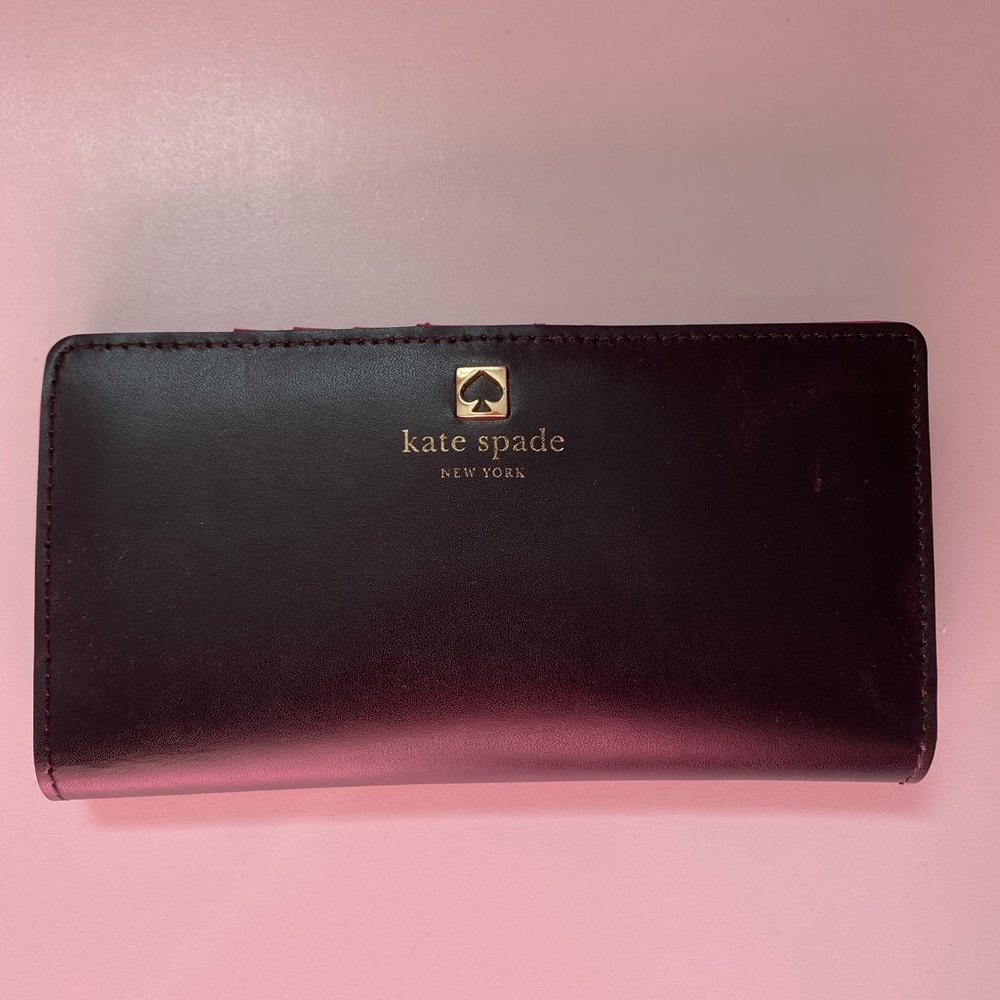 Kate Spade large slim bifold wallet